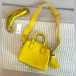Tory Burch Yellow crossbody mini bag